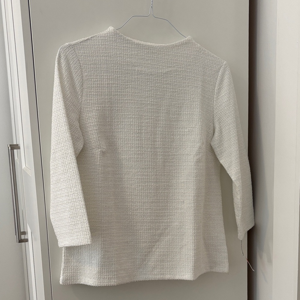 🆕 NWT Talbot’s 3/4 Knit Funnel Tee, Women’s Size Small